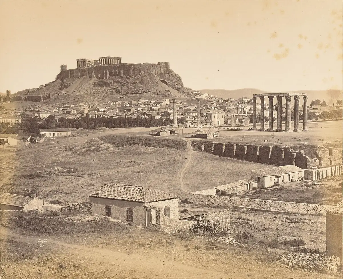 Акрополь. Фото около 1870 г