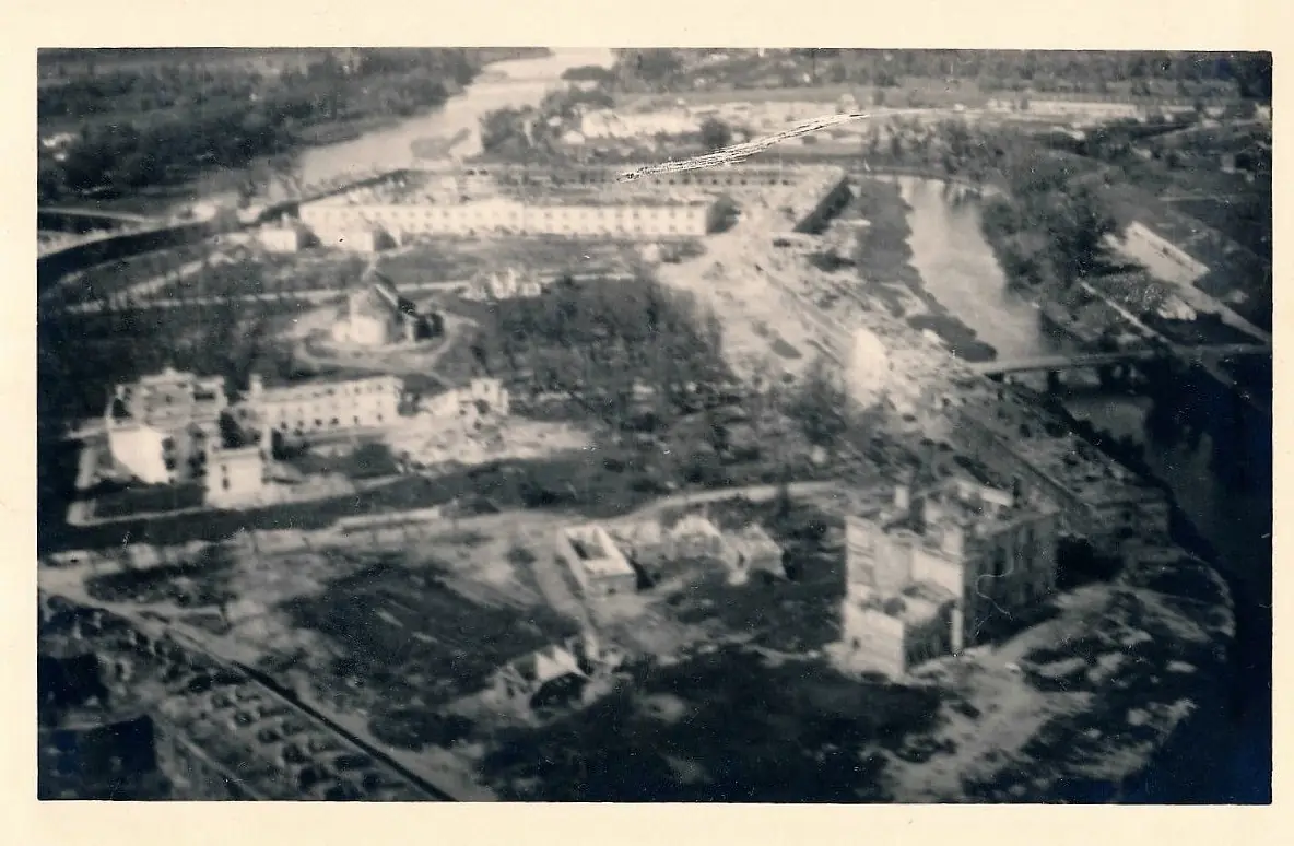 Брестская крепость на аэрофотосъёмке 1941 года