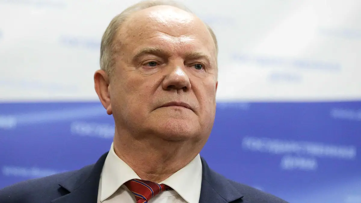 Геннадий Зюганов после общения со СМИ, 2 апреля 2018 года