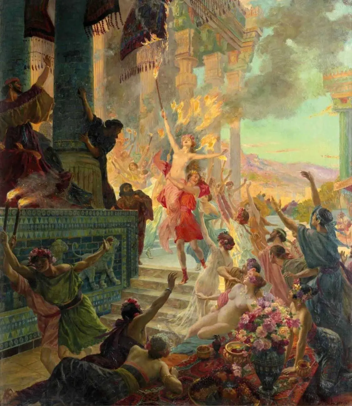 Жорж-Антуан Рошгросс. «Греки в Персеполе», 1890 г