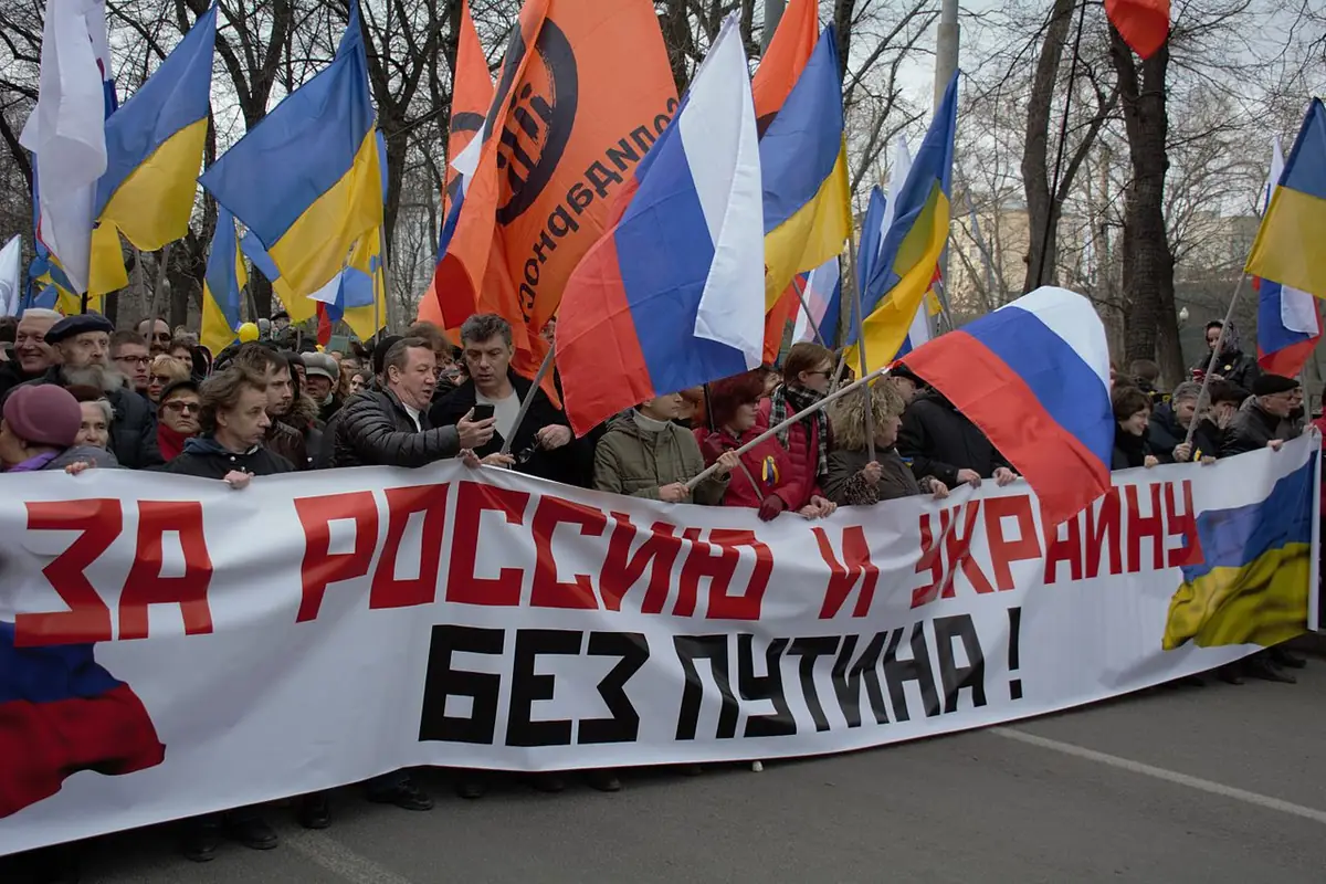 «Марш мира» в Москве 15 марта 2014 года