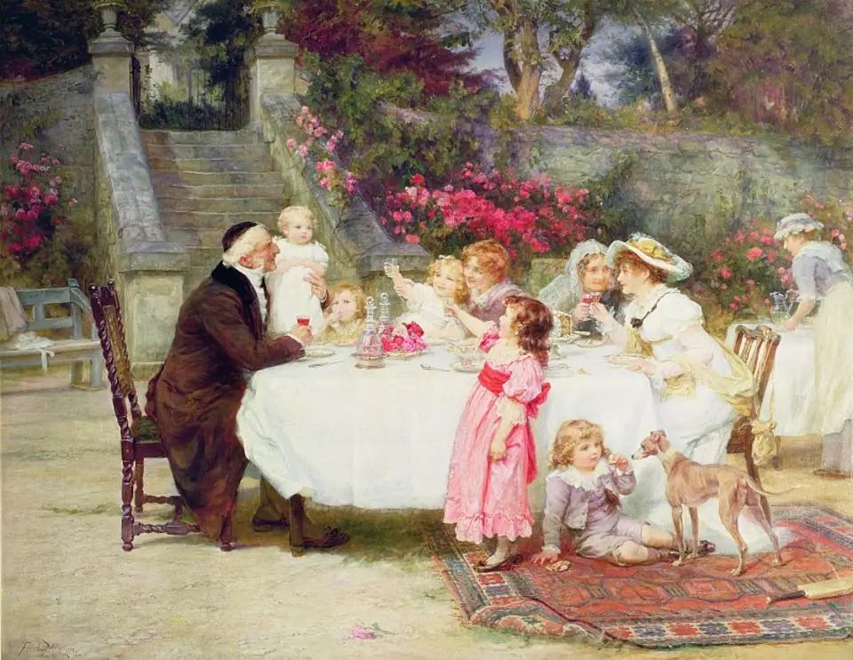 Фредерик Морган «Его первый день рождения» (1899—1899)