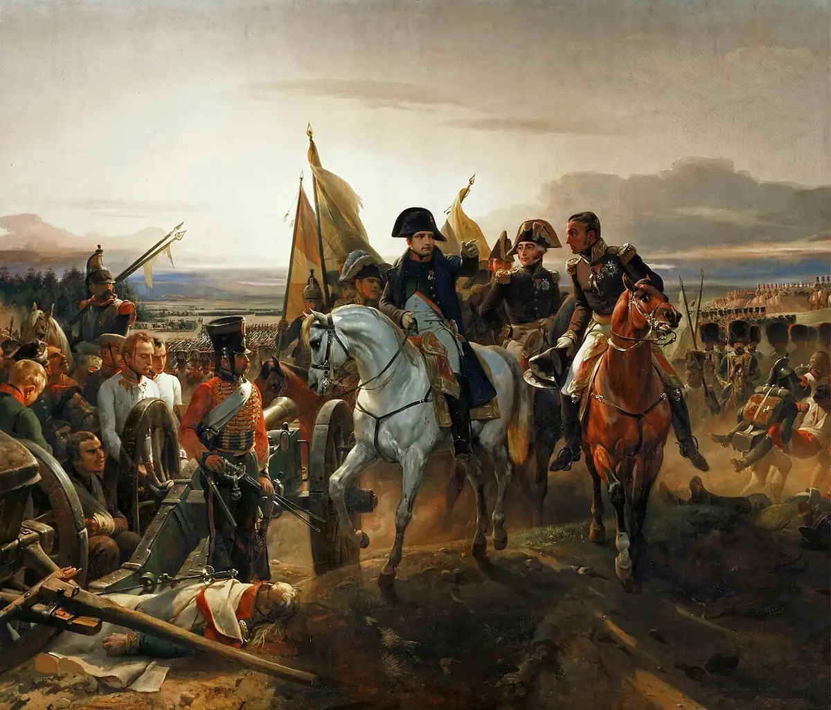 Орас Верне. «Наполеон I на поле боя под Фридландом» (1836)