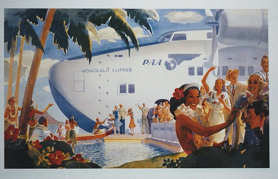 Рекламный постер PanAm (1930-е)