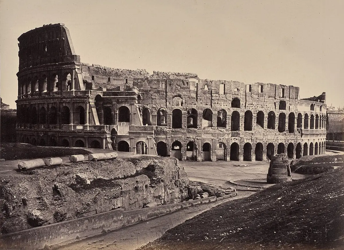Колизей и остатки Мета Суданс. 1859 г