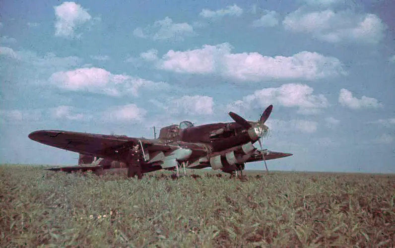 Штурмовик Ил-2, Украина, 1942 год (фото из Федерального архива Германии)
