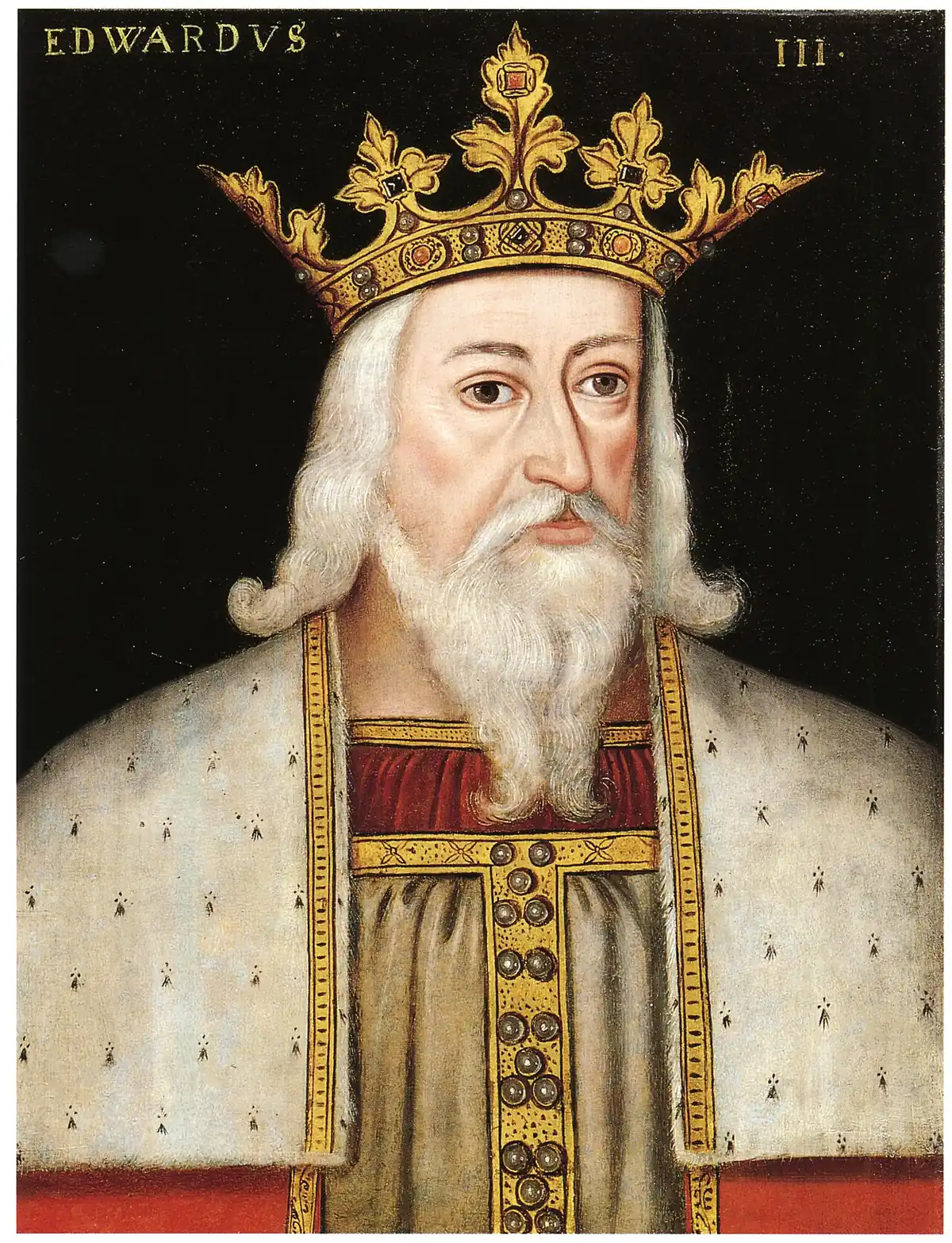 Король Англии Эдуард III — портрет конца XVI века, художник неизвестен