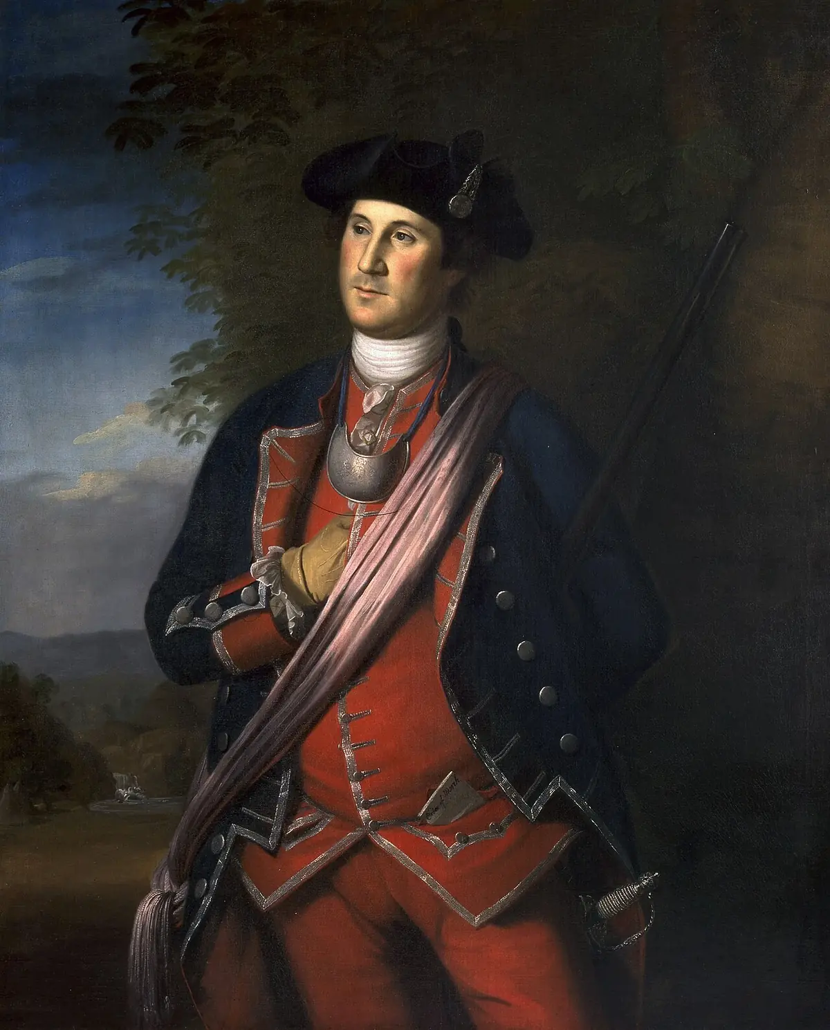Джордж Вашингтон в 1772 году, портрет Чарльза Пила